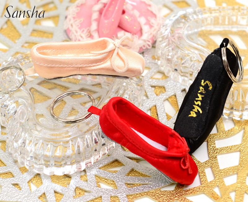 [Sansha(산샤)] Mini pointe shoe on a key ring(키링)